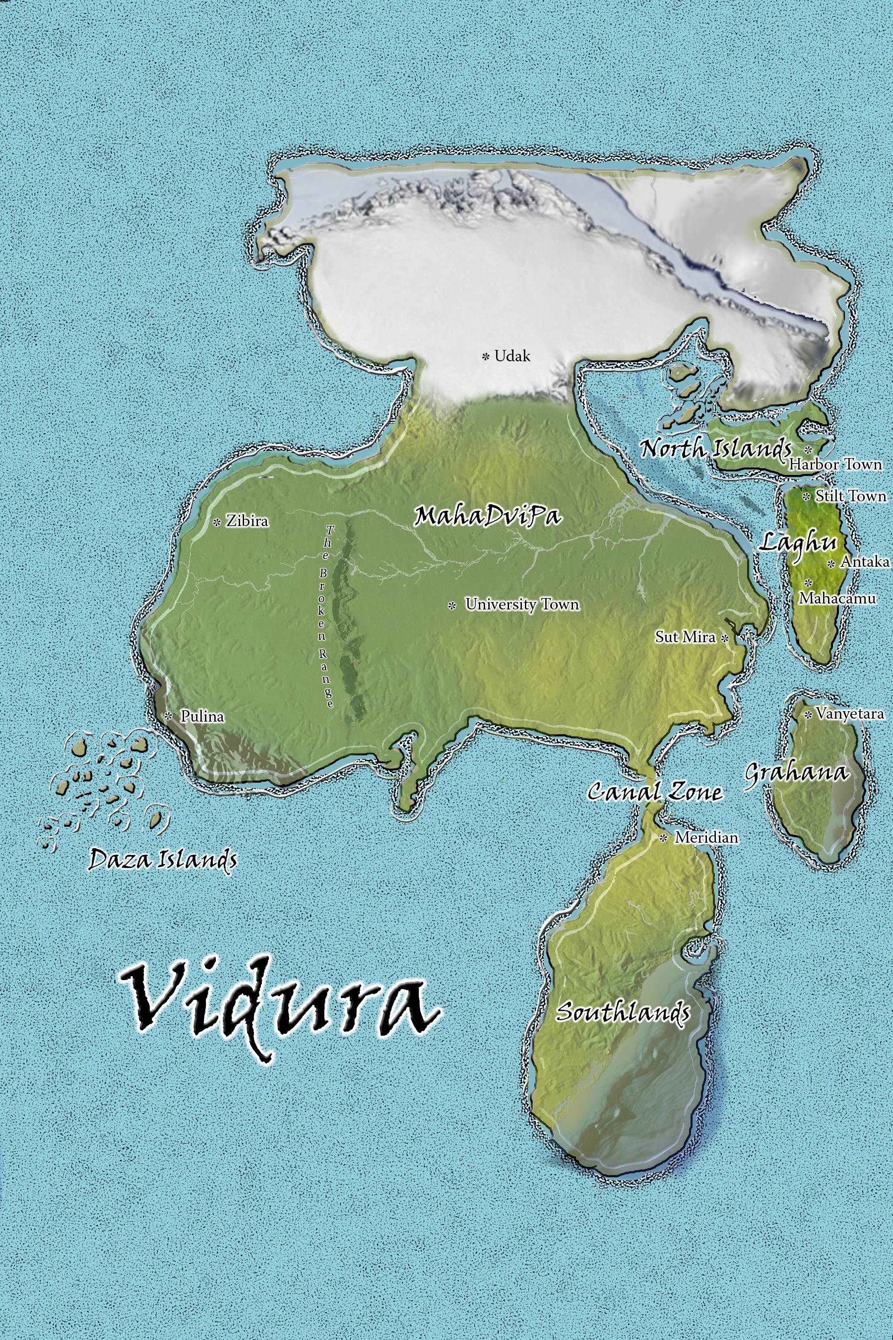 Map of Vidura Color